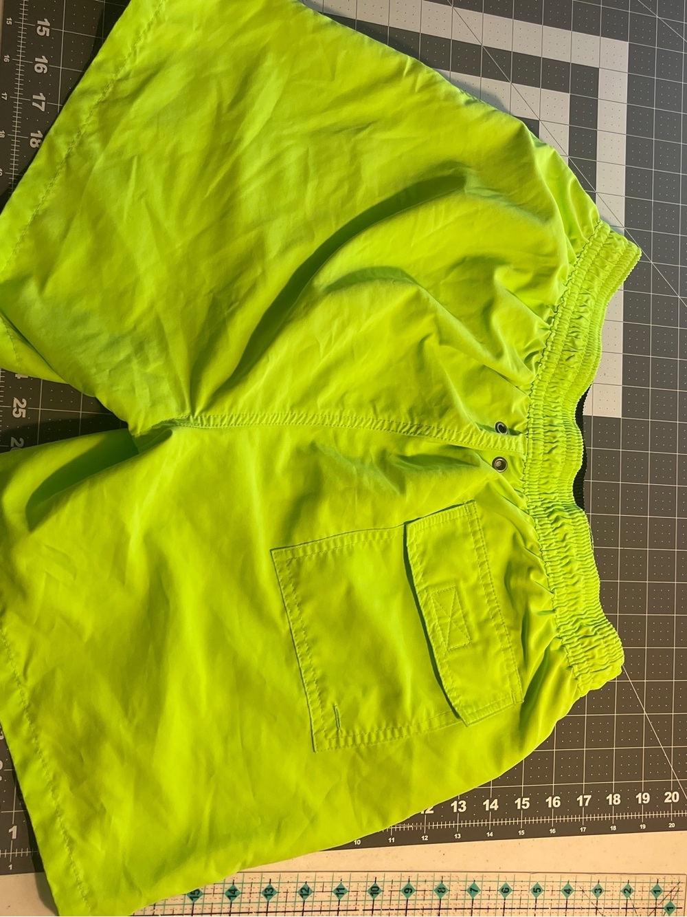 Polo by Ralph Lauren Neon Lime Green Men's Swim Trunks